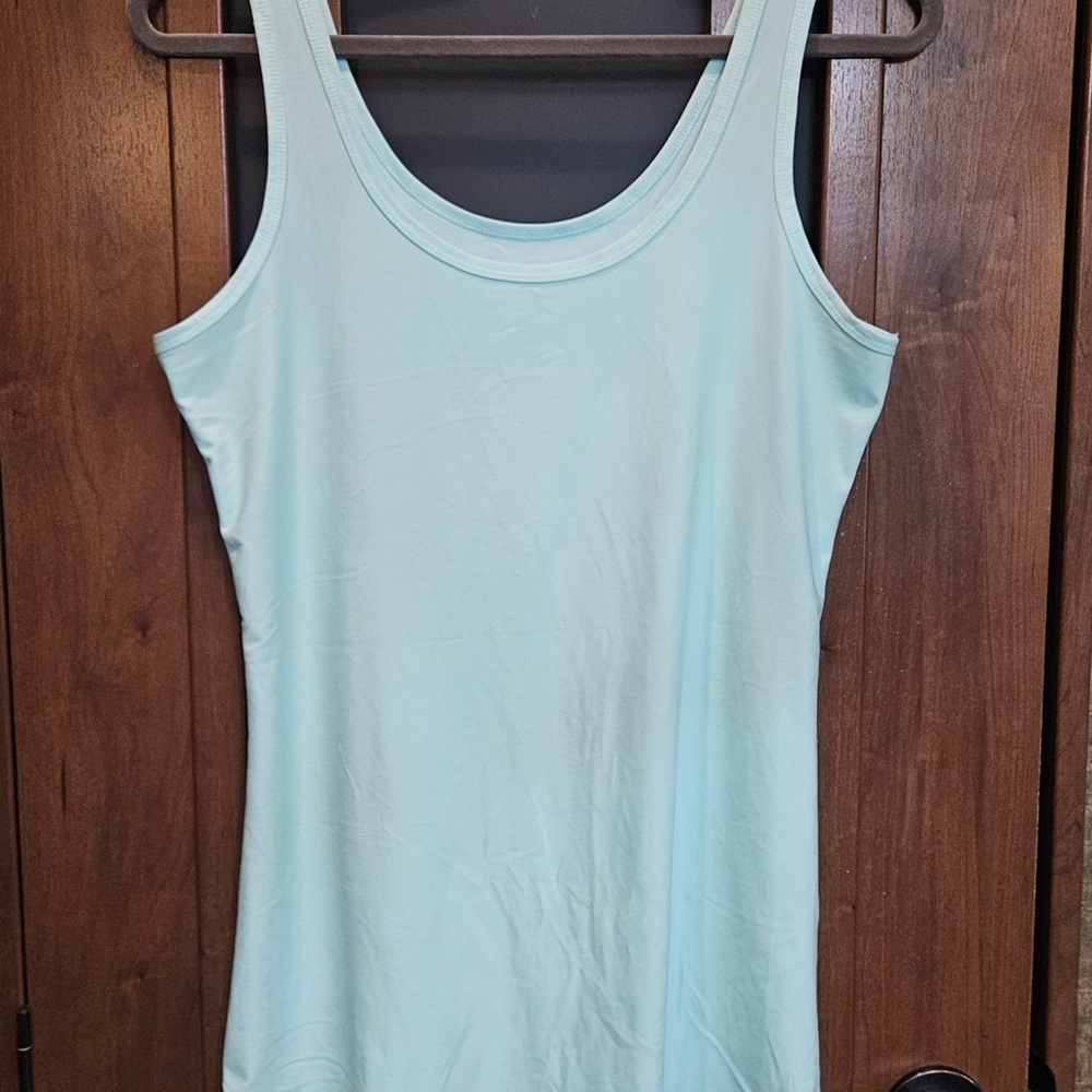 Light Greenish Blue Women's Tank Top